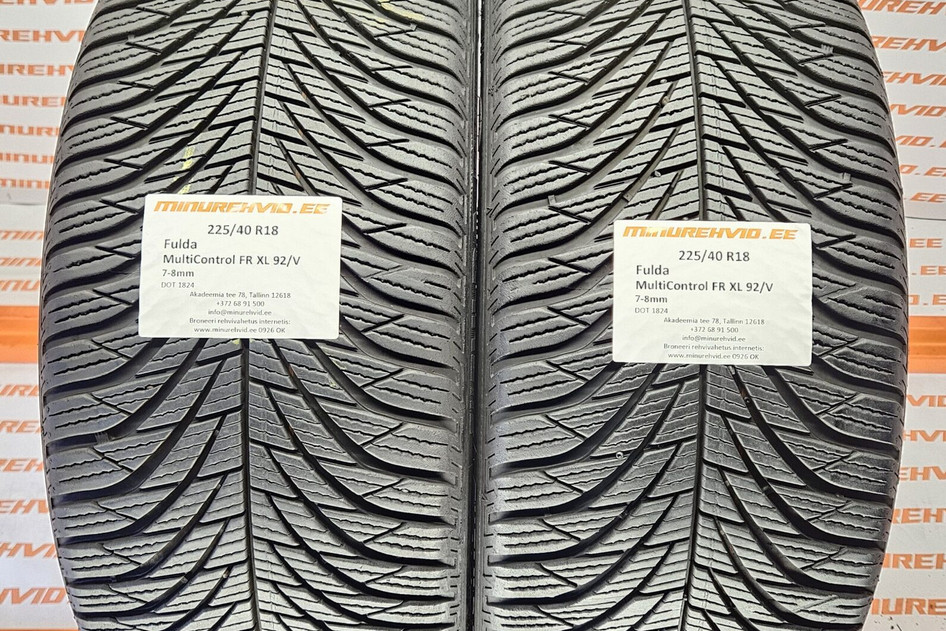 Kasutatud lamellrehv 225/40R18 Fulda MultiControl FR XL 92/V