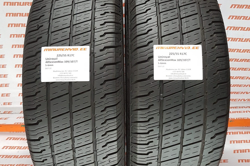 Kasutatud suverehv 225/55R17 Uniroyal AllSeasonMax 109/107/T