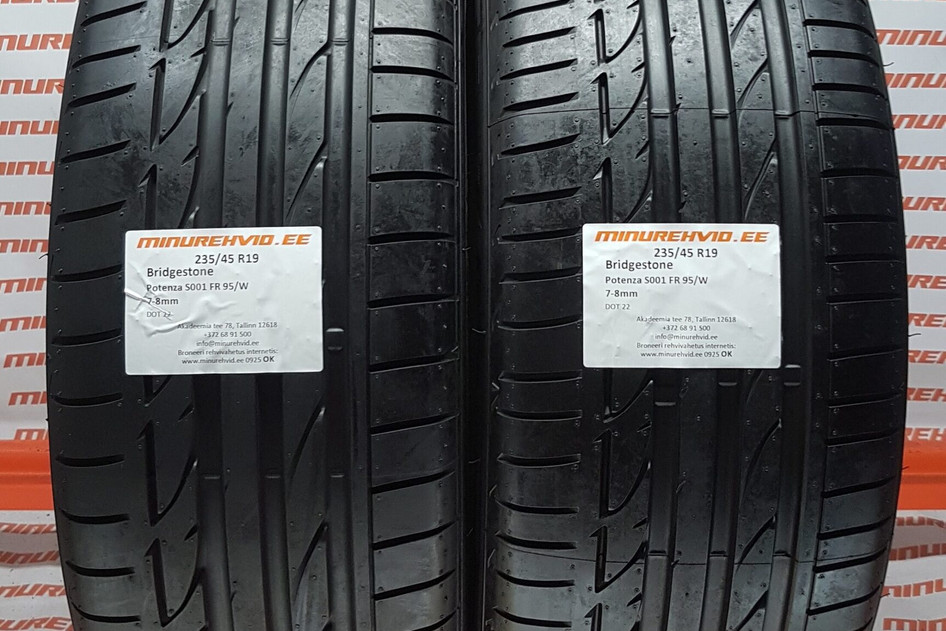Kasutatud suverehv 235/45R19 Bridgestone Potenza S001 FR 95/W