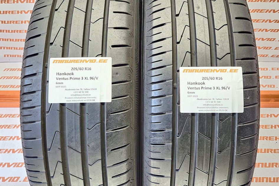 Kasutatud suverehv 205/60R16 Hankook Ventus Prime 3 XL 96/V