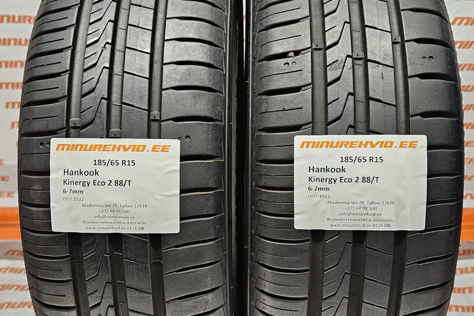 Used summer tire 185/65R15 Hankook Kinergy Eco 2 88/T