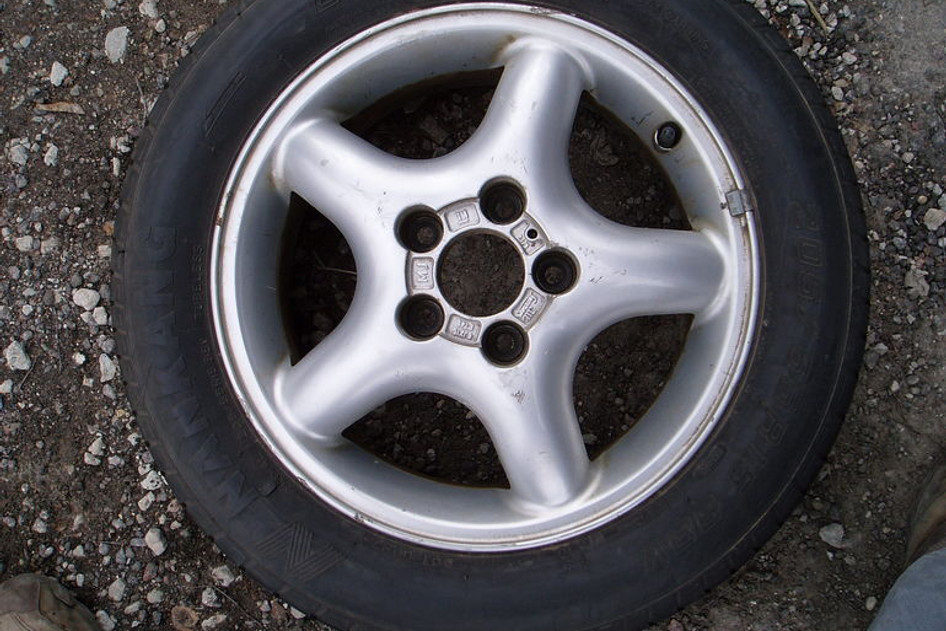 Used steel wheel+summer tire 205/55R15,