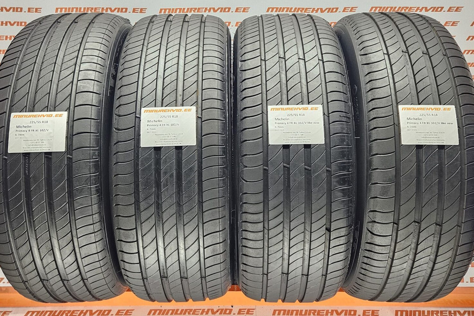 Kasutatud suverehv 225/55R18 Michelin Primacy 4 FR XL 102/V