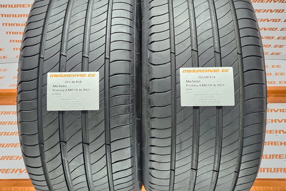 Kasutatud suverehv 255/40R18 Michelin Primacy 4 MO FR XL 99/Y 4723+5022