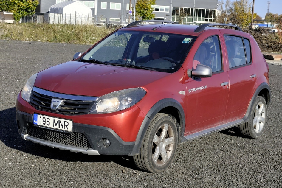 Dacia Sandero Stepway, 2011, 1.6, 62 kW, bensiin, manuaal, esivedu