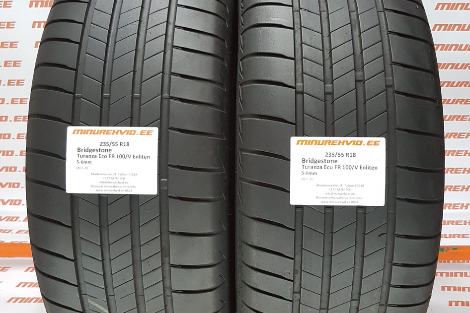 Kasutatud suverehv 235/55R18 Bridgestone Turanza Eco FR 100/V Enliten
