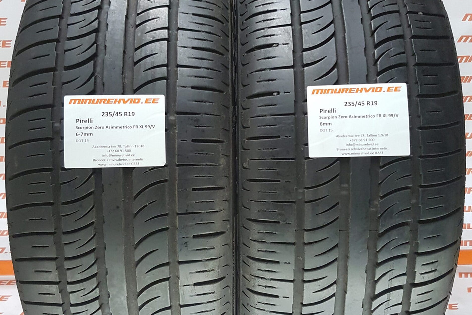 Kasutatud suverehv 235/45R19 Pirelli Scorpion Zero Asimmetrico FR XL 99/V