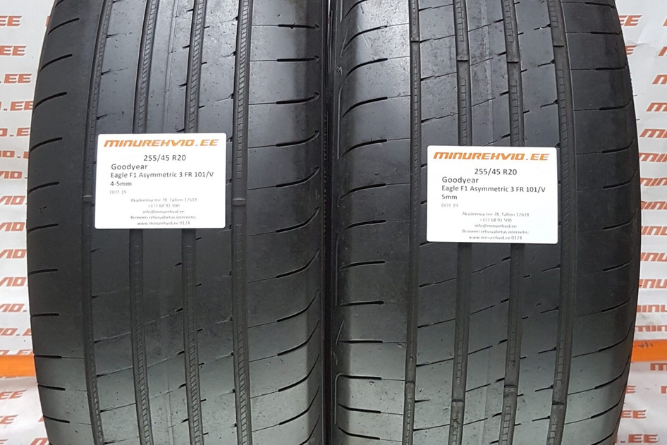 Kasutatud suverehv 255/45R20 GoodYear Eagle F1 Asymmetric 3 FR 101/V