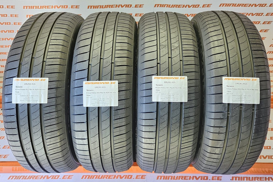 Used summer tire 195/65R15 Nexen N Fera Primus SU1 Plus XL 95/H like new 3524/1