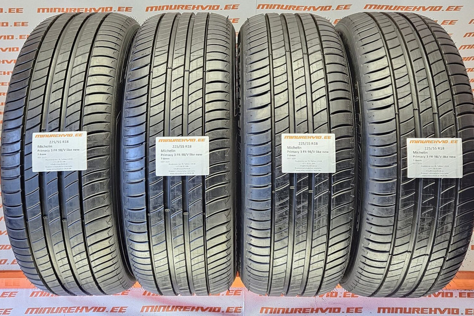 Kasutatud suverehv 225/55R18 Michelin Primacy 3 FR 98/V like new