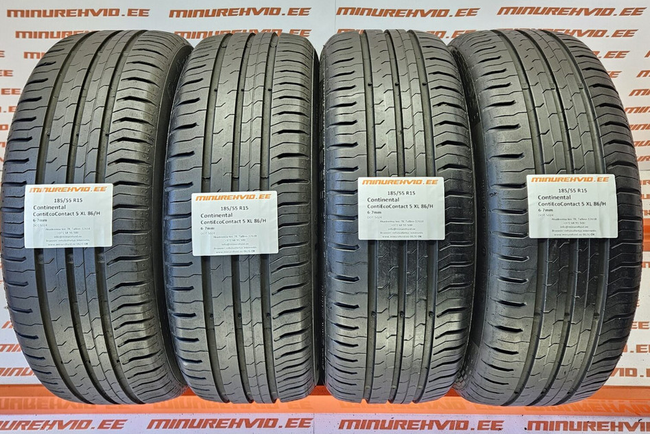 Used summer tire 185/55R15 Continental ContiEcoContact 5 XL 86/H 5024