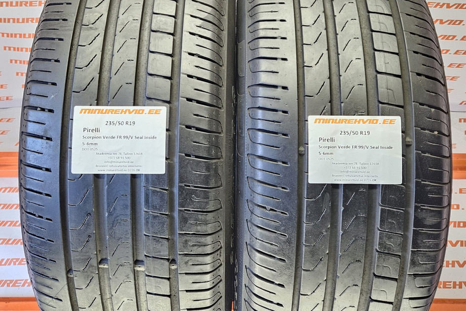 Used summer tire 235/50R19 Pirelli Scorpion Verde FR 99/V Seal Inside