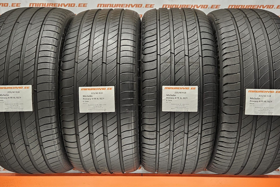 Подержанный летняя шина 225/40R18 Michelin Primacy 4 FR XL 92/Y 24