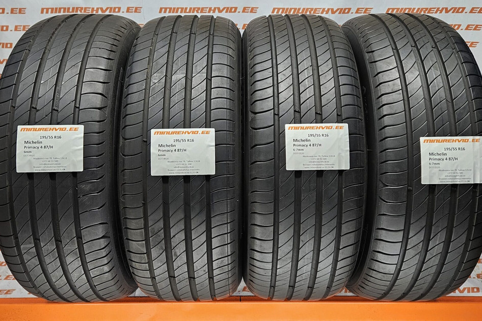 Used summer tire 195/55R16 Michelin Primacy 4 87/H 4920+0320