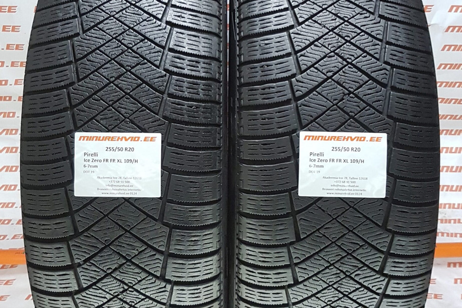 Used studless winter tire 255/50R20 Pirelli Ice Zero FR FR XL 109/H