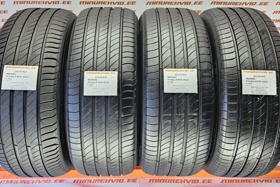 Used summer tire 225/55R17 Michelin Primacy 4 FR XL 101/V 3x23 1x20