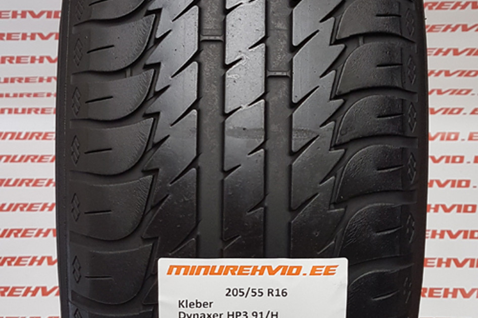 Подержанный летняя шина 205/55R16 Kleber Dynaxer HP3 91/H