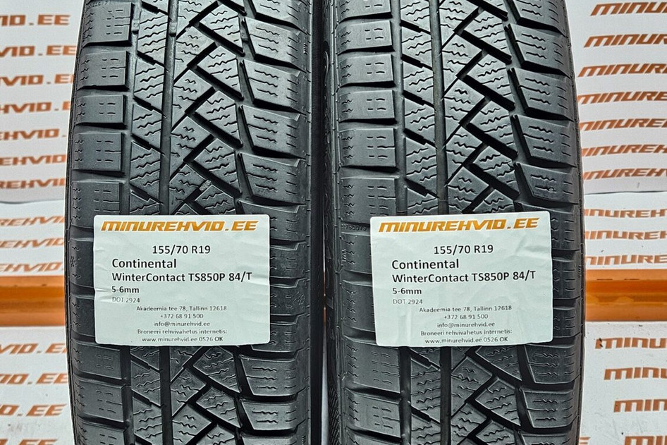 Kasutatud lamellrehv 155/70R19 Continental WinterContact TS850P 84/T