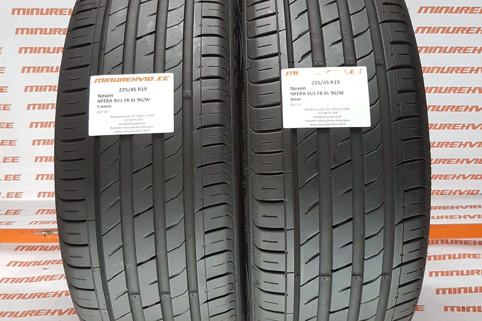 Kasutatud suverehv 225/45R19 Nexen N Fera SU1 FR XL 96/W