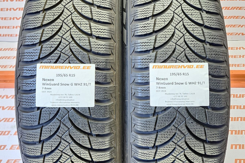 Kasutatud lamellrehv 195/65R15 Nexen WinGuard Snow G WH2 91/T