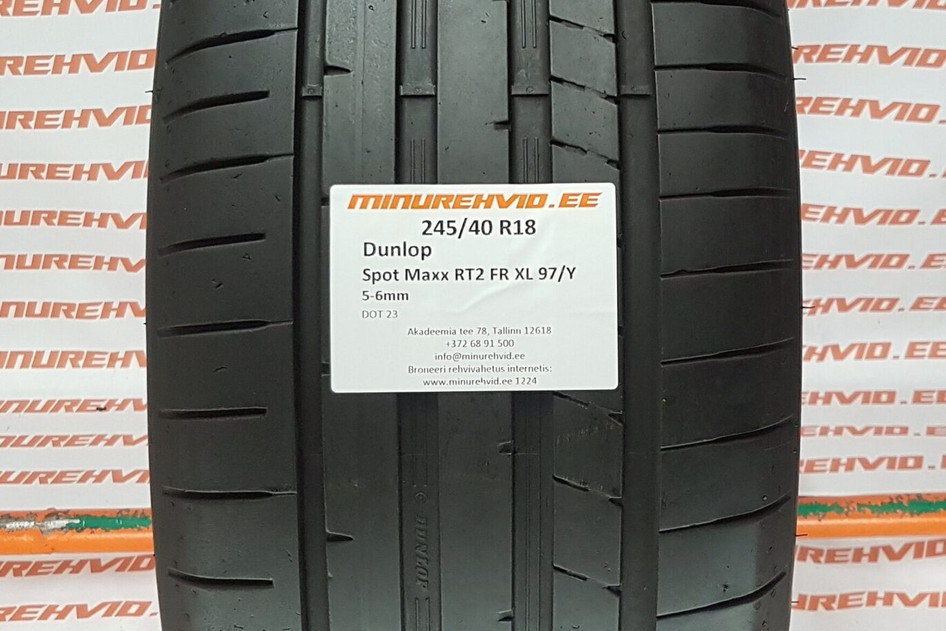 Used summer tire 245/40R18 Dunlop Spot Maxx RT2 FR XL 97/Y