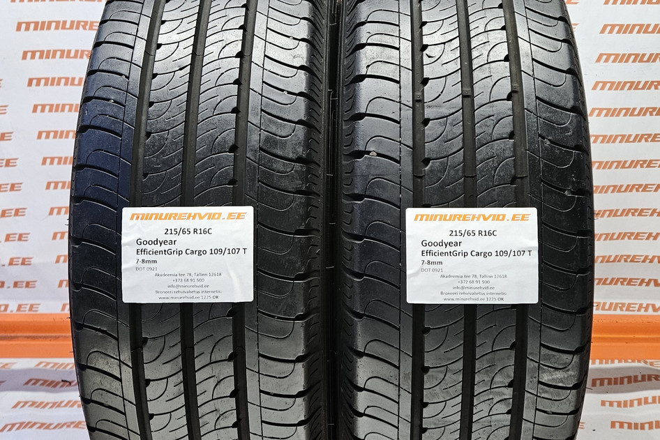 Used summer tire 215/65R16 GoodYear EfficientGrip Cargo 109/107 T 0921