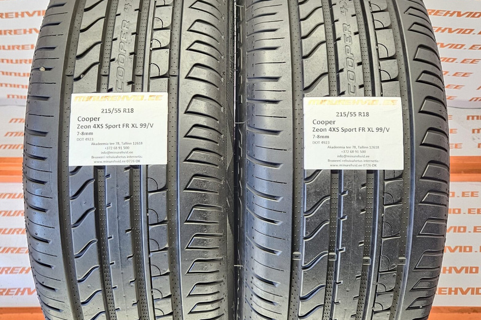 Used summer tire 215/55R18 Cooper Zeon 4XS Sport FR XL 99/V