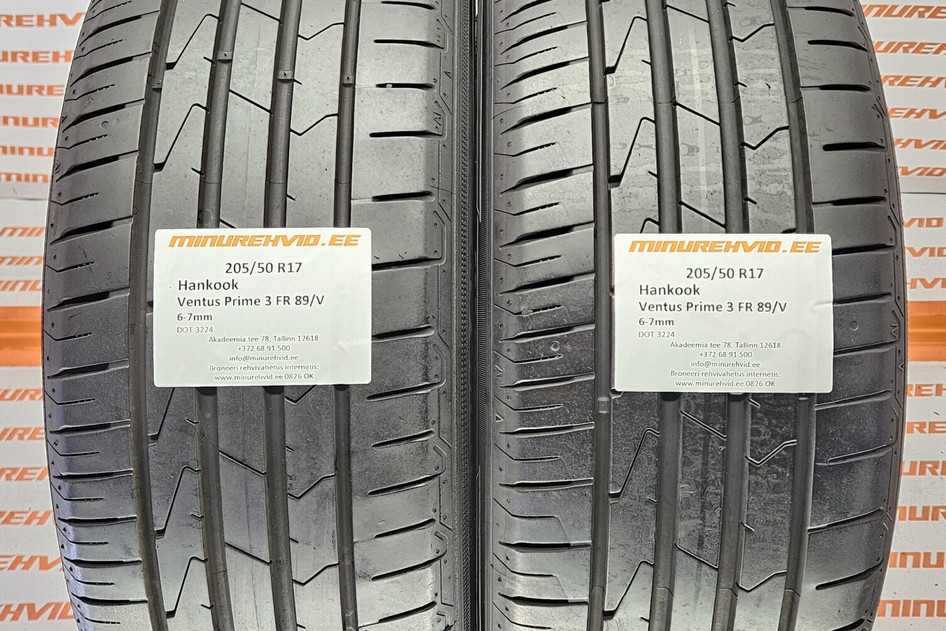 Kasutatud suverehv 205/50R17 Hankook Ventus Prime 3 FR 89/V