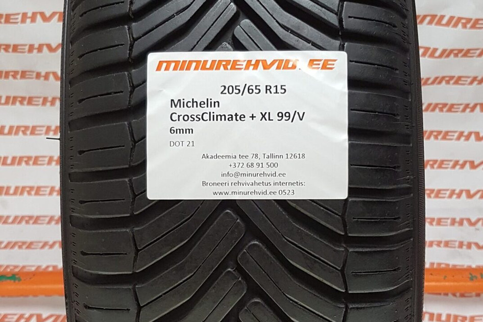 Used summer tire 205/65R15 Michelin CrossClimate + XL 99/V