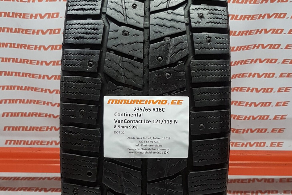 Used studded tire 235/65R16 Continental VanContact Ice 121/119 N