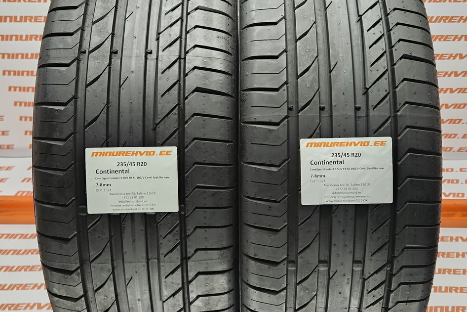 Kasutatud suverehv 235/45R20 Continental ContiSportContact 5 SUV FR XL 100/V Conti Seal like new