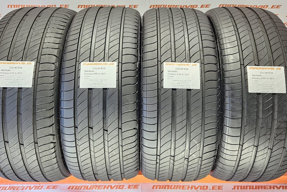 Kasutatud suverehv 225/40R18 Michelin Primacy 4 FR XL 92/Y 25