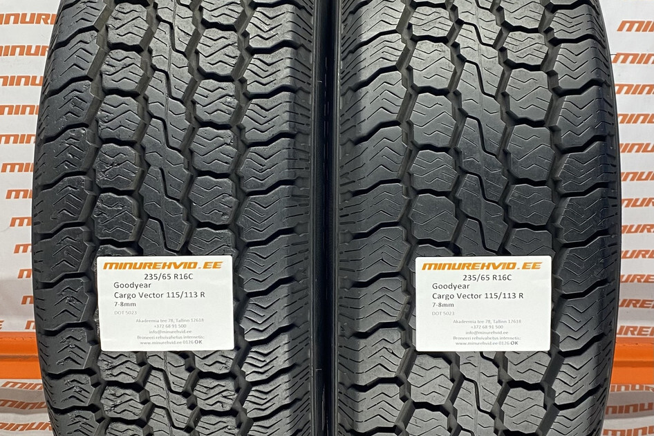 Used summer tire 235/65R16 GoodYear Cargo Vector 115/113 R