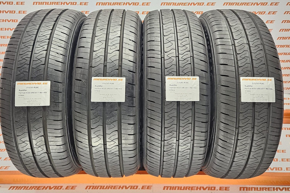 Kasutatud suverehv 215/65R16 Kumho PorTran KC53 109/107 T like new 2