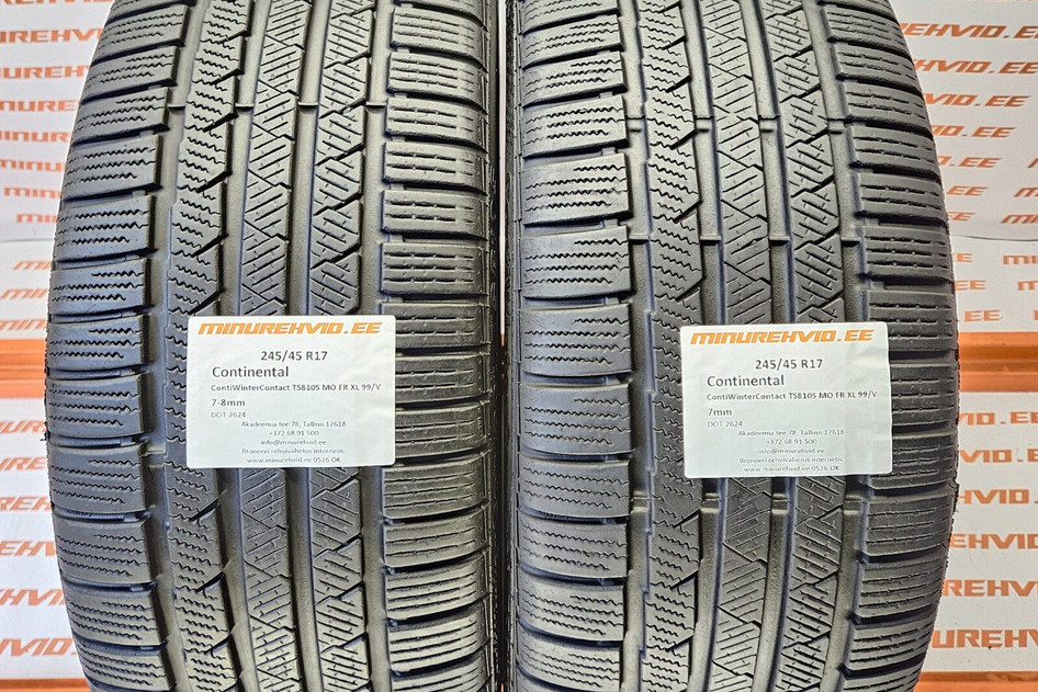 Kasutatud lamellrehv 245/45R17 Continental ContiWinterContact TS810S MO FR XL 99/V