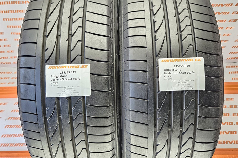 Used summer tire 235/55R19 Bridgestone Dueler H/P Sport 101/V