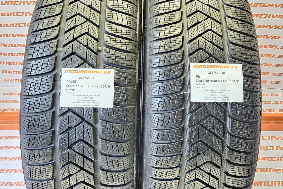 Kasutatud lamellrehv 235/55R18 Pirelli Scorpion Winter FR XL 104/H 2625