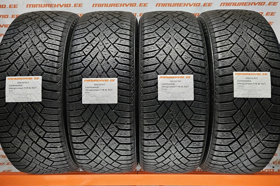 Kasutatud lamellrehv 205/50R17 Continental VikingContact 7 FR XL 93/T
