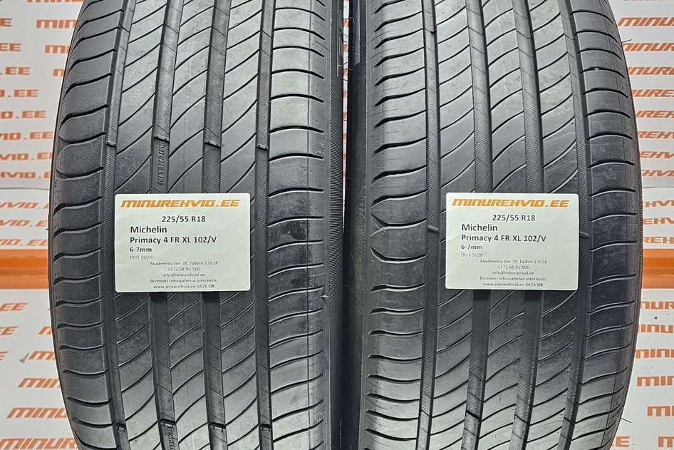 Kasutatud suverehv 225/55R18 Michelin Primacy 4 FR XL 102/V