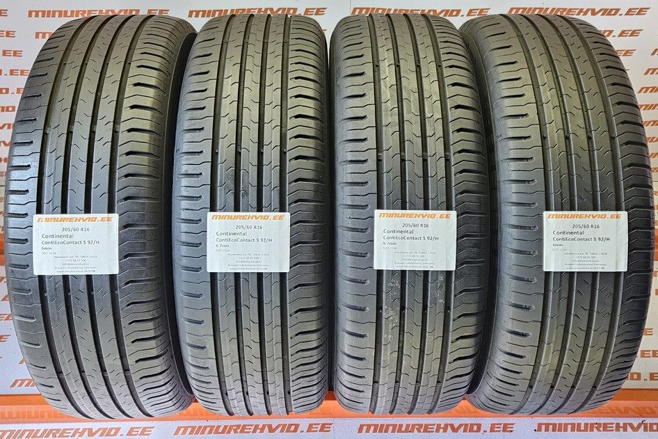Kasutatud suverehv 205/60R16 Continental ContiEcoContact 5 92/H