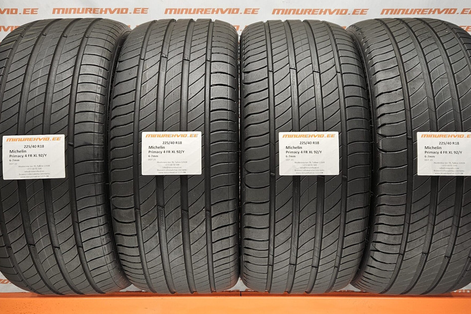 Used summer tire 225/40R18 Michelin Primacy 4 FR XL 92/Y 222321