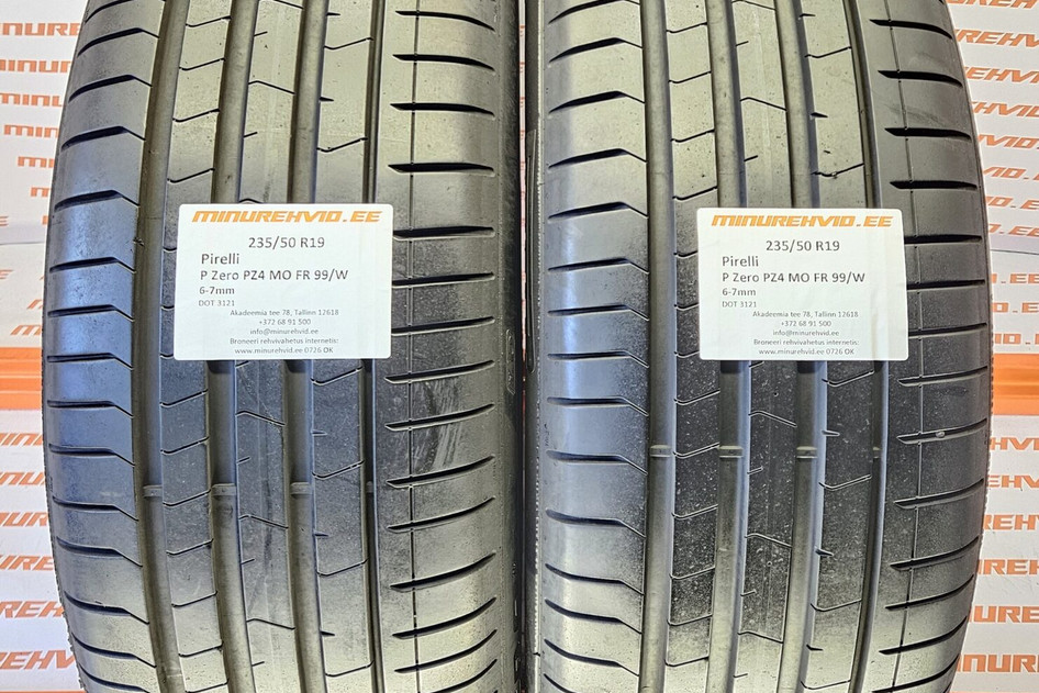 Used summer tire 235/50R19 Pirelli P Zero PZ4 MO FR 99/W