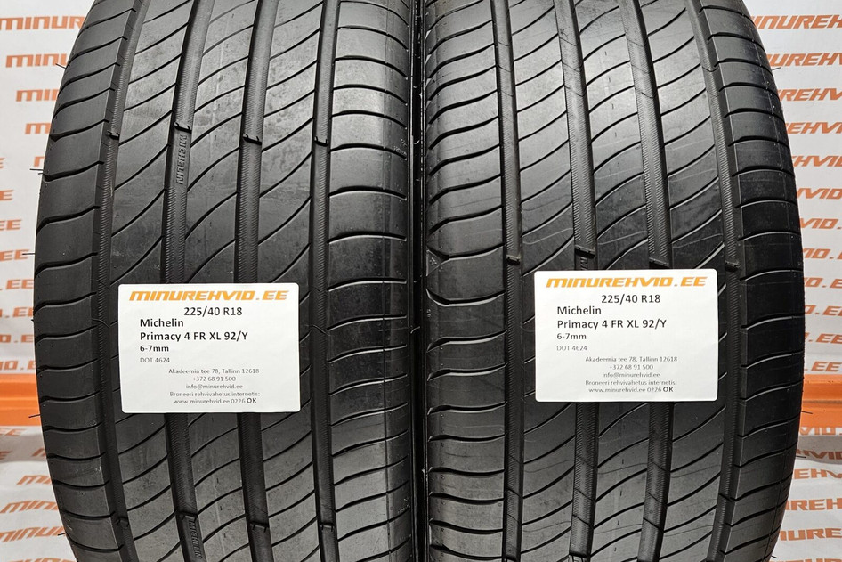 Kasutatud suverehv 225/40R18 Michelin Primacy 4 FR XL 92/Y 4624