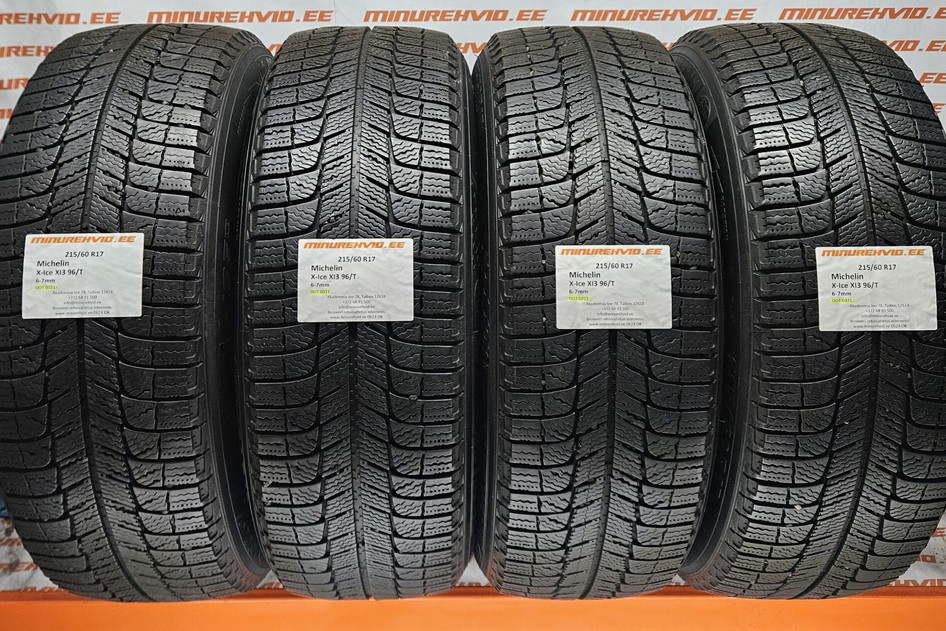 Used studless winter tire 215/60R17 Michelin X-Ice XI3 96/T