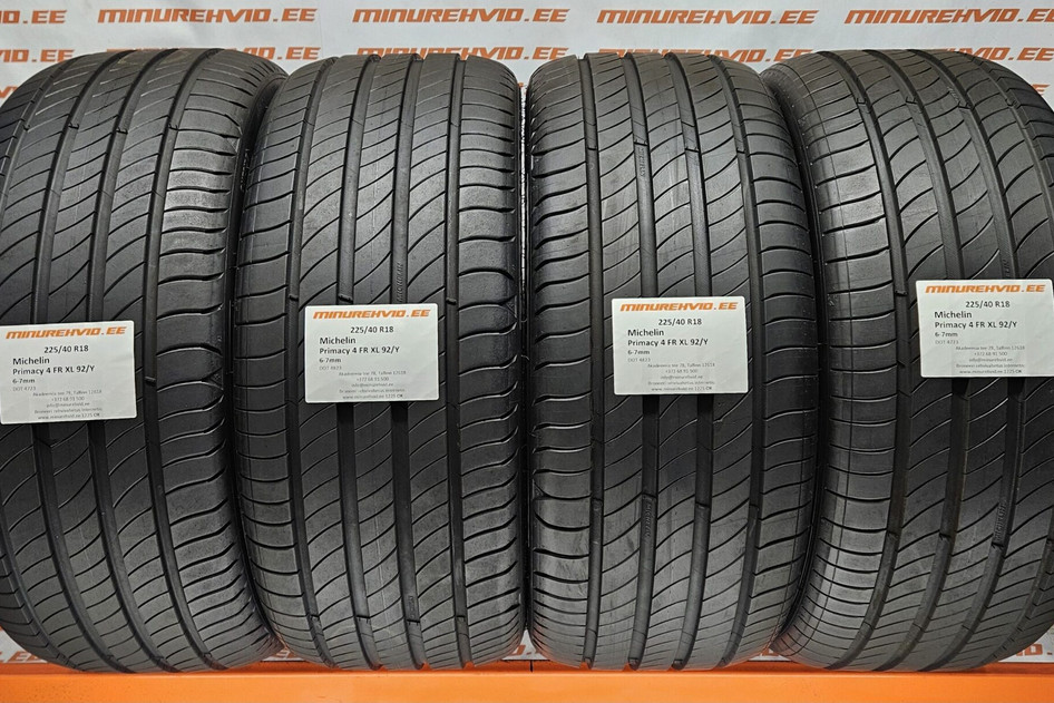 Used summer tire 225/40R18 Michelin Primacy 4 FR XL 92/Y 4823