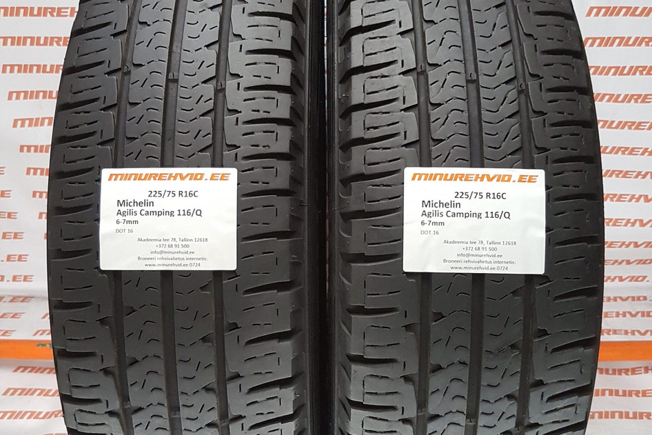 Used summer tire 225/75R16 Michelin Agilis Camping 116/Q
