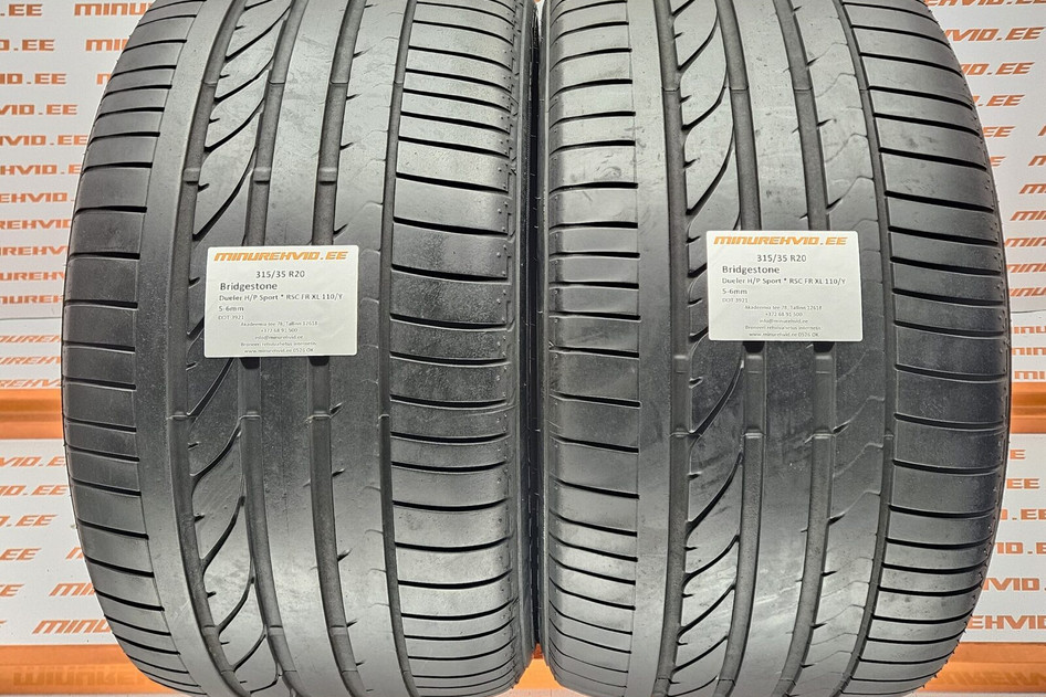 Kasutatud suverehv 315/35R20 Bridgestone Dueler H/P Sport * RSC FR XL 110/Y