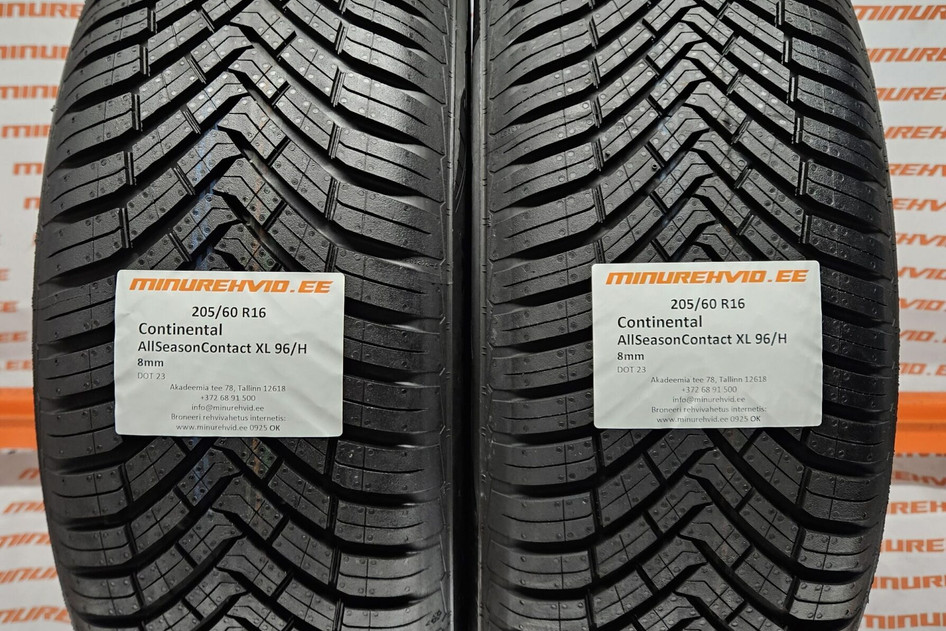 Used studless winter tire 205/60R16 Continental AllSeasonContact XL 96/H