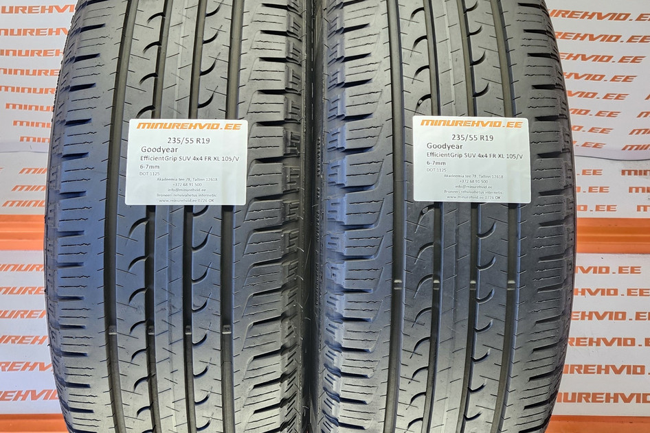 Used summer tire 235/55R19 GoodYear EfficientGrip SUV 4x4 FR XL 105/V