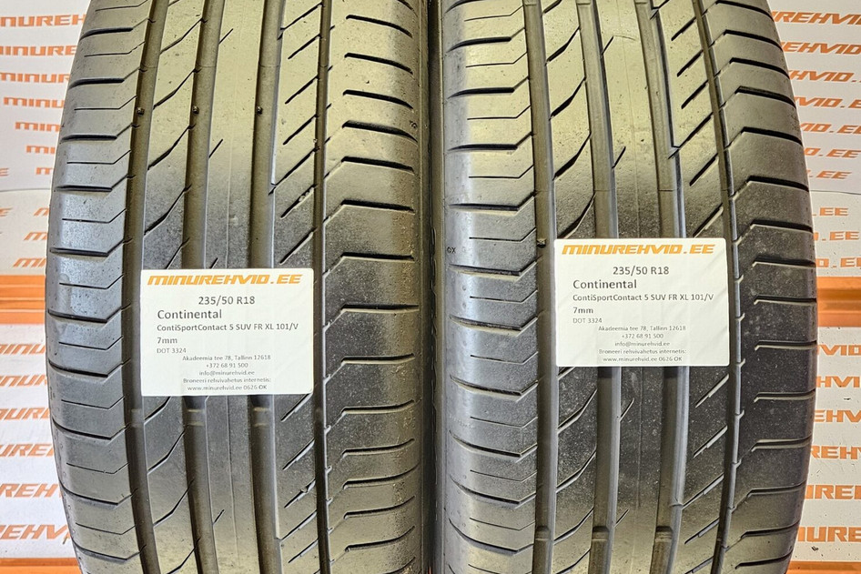 Kasutatud suverehv 235/50R18 Continental ContiSportContact 5 SUV FR XL 101/V